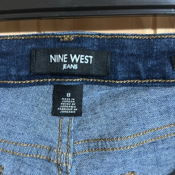 Nine West Blue Ankle Cropped Jeans - Picture 3 of 4